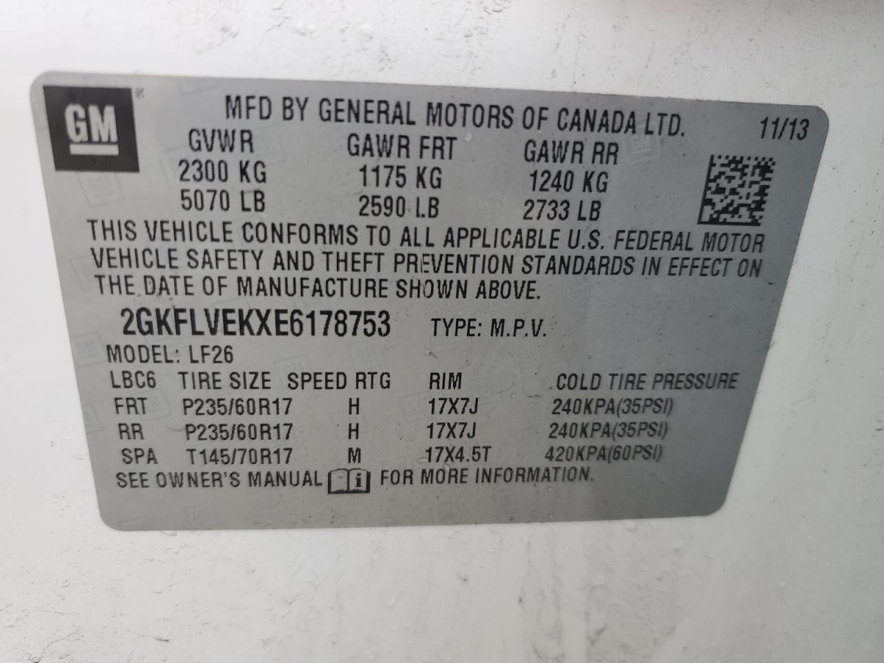 2014 GMC Terrain - Image 13
