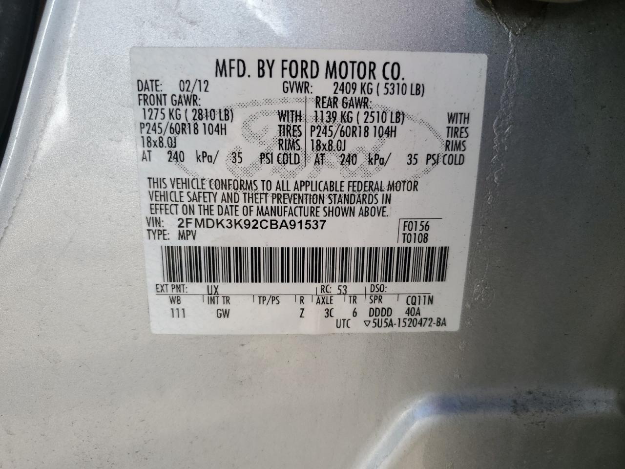 2012 Ford Edge - Image 13