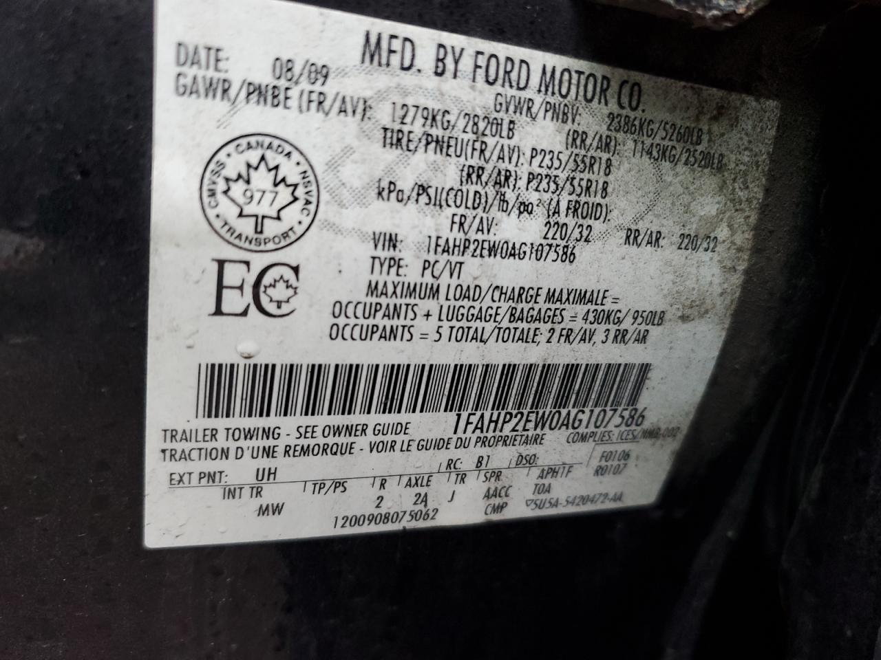 2010 Ford Taurus - Image 12