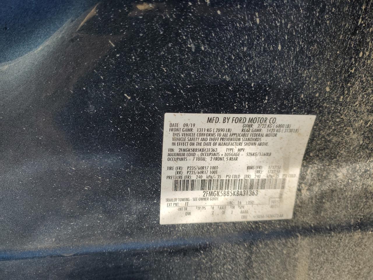 2019 Ford Flex - Image 13