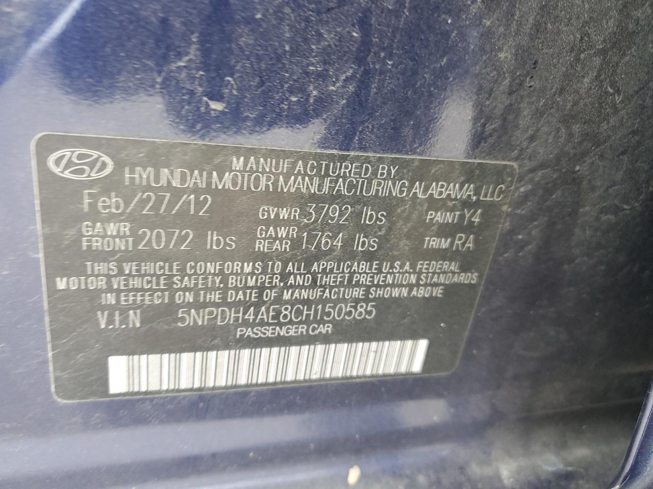 2012 Hyundai Elantra - Image 12