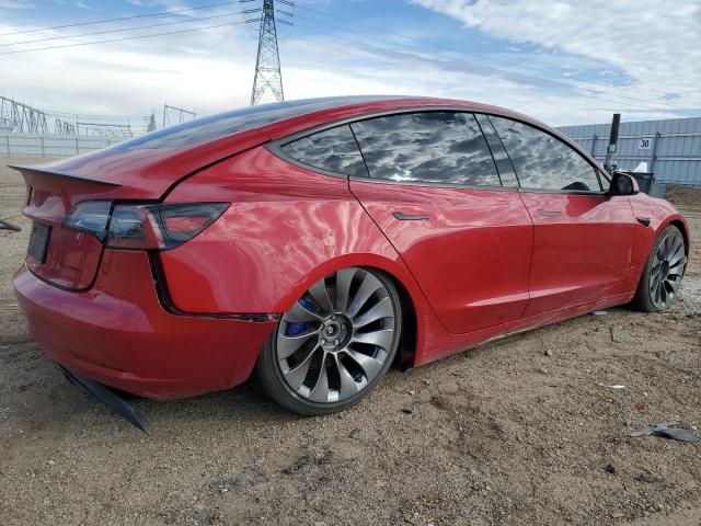  TESLA MODEL 3 2023 Красный