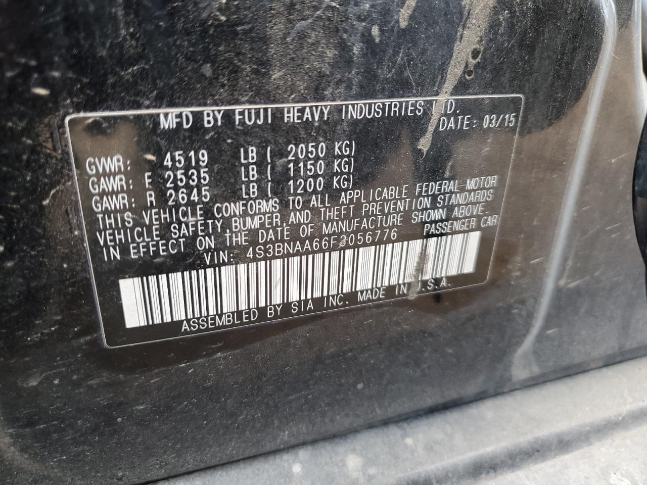 2015 Subaru Legacy - Image 12