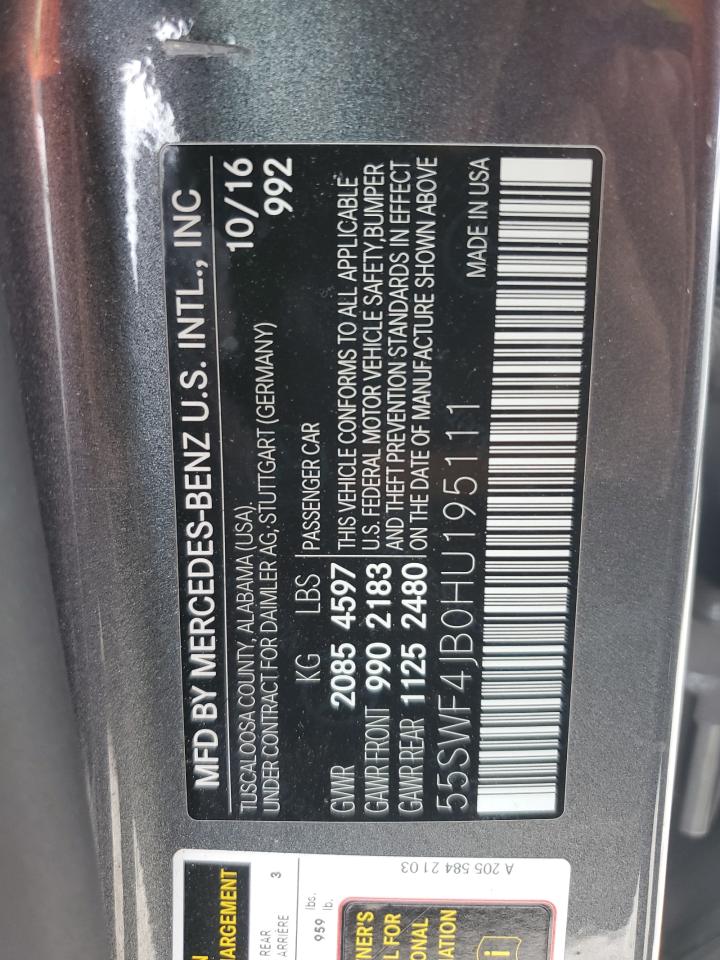 2017 Mercedes-Benz C-klasse - Image 13