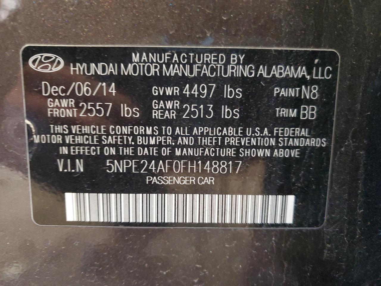 2015 Hyundai Sonata - Image 13