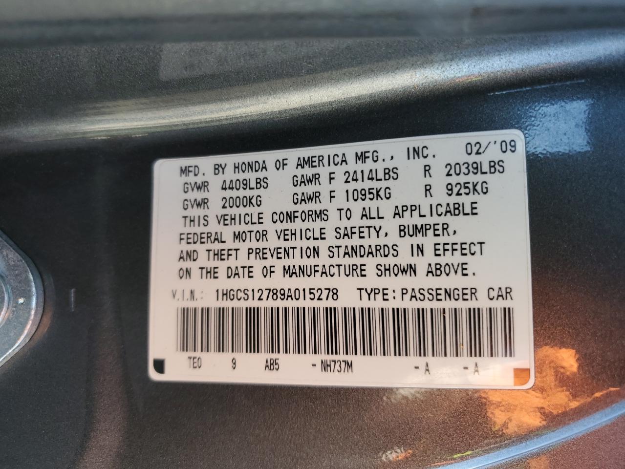 2009 Honda Accord - Image 12