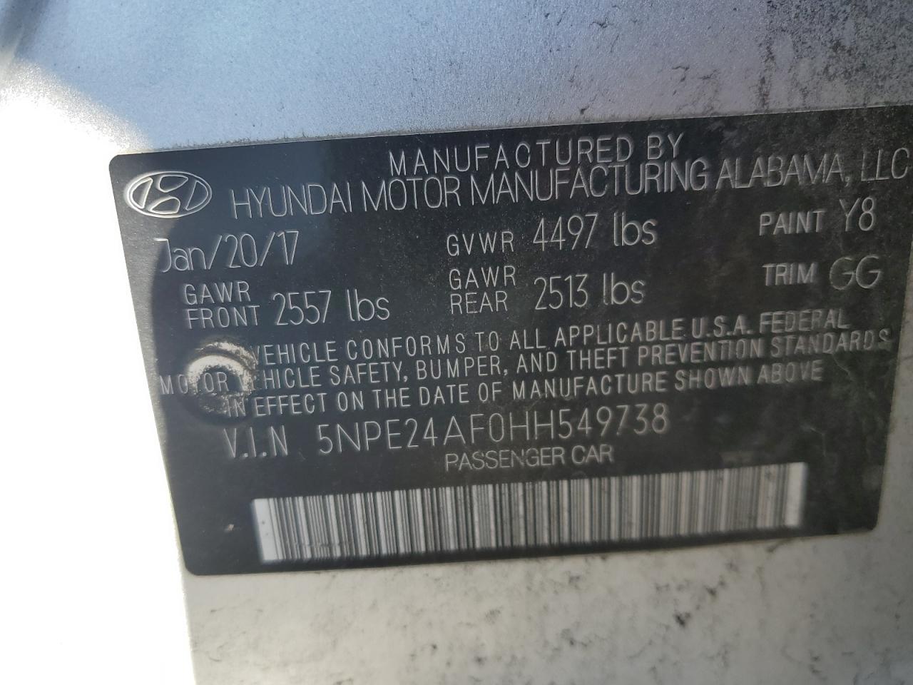 2017 Hyundai Sonata - Image 13