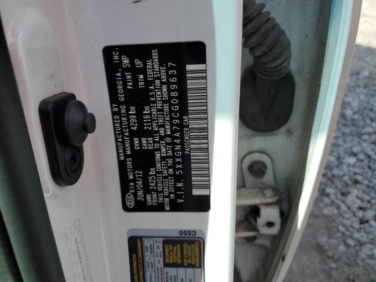 2012 Kia Optima - Image 14