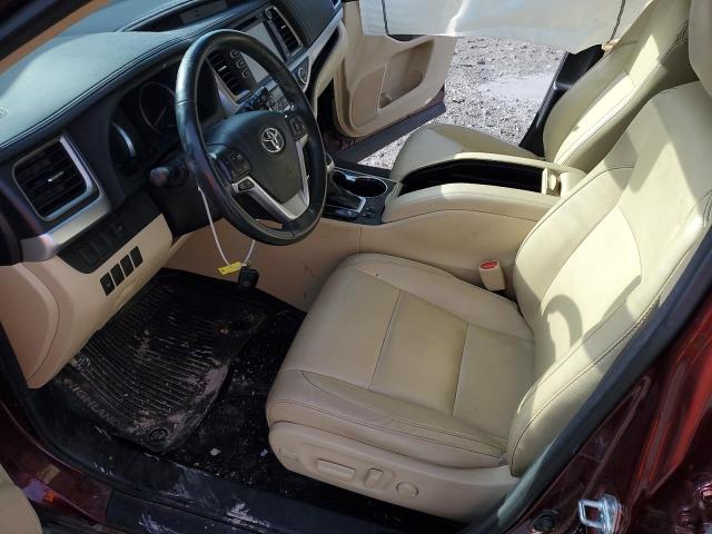 Parquets TOYOTA HIGHLANDER 2016 Maroon