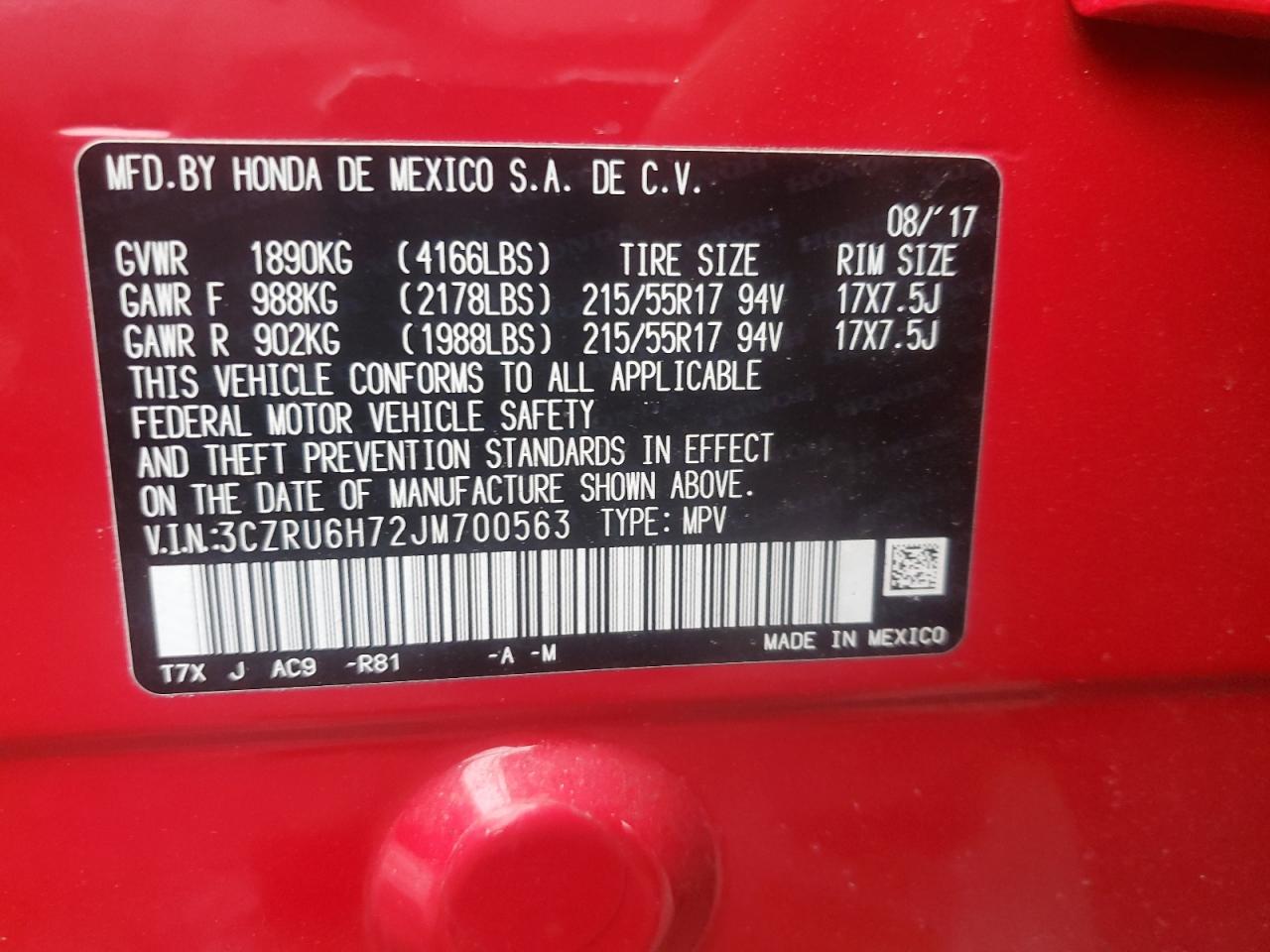 2018 Honda HR-V - Image 12
