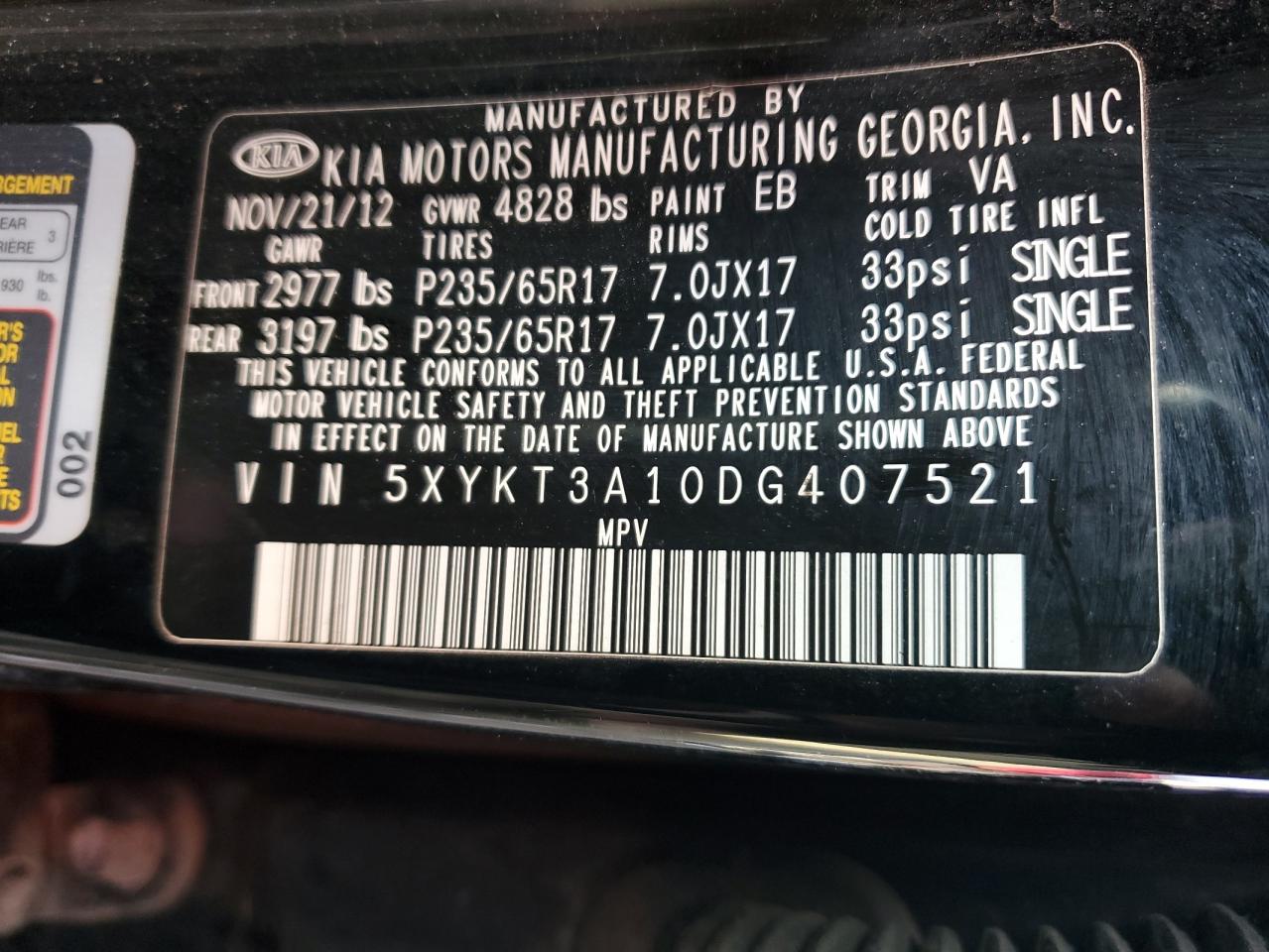 2013 Kia Sorento - Image 13
