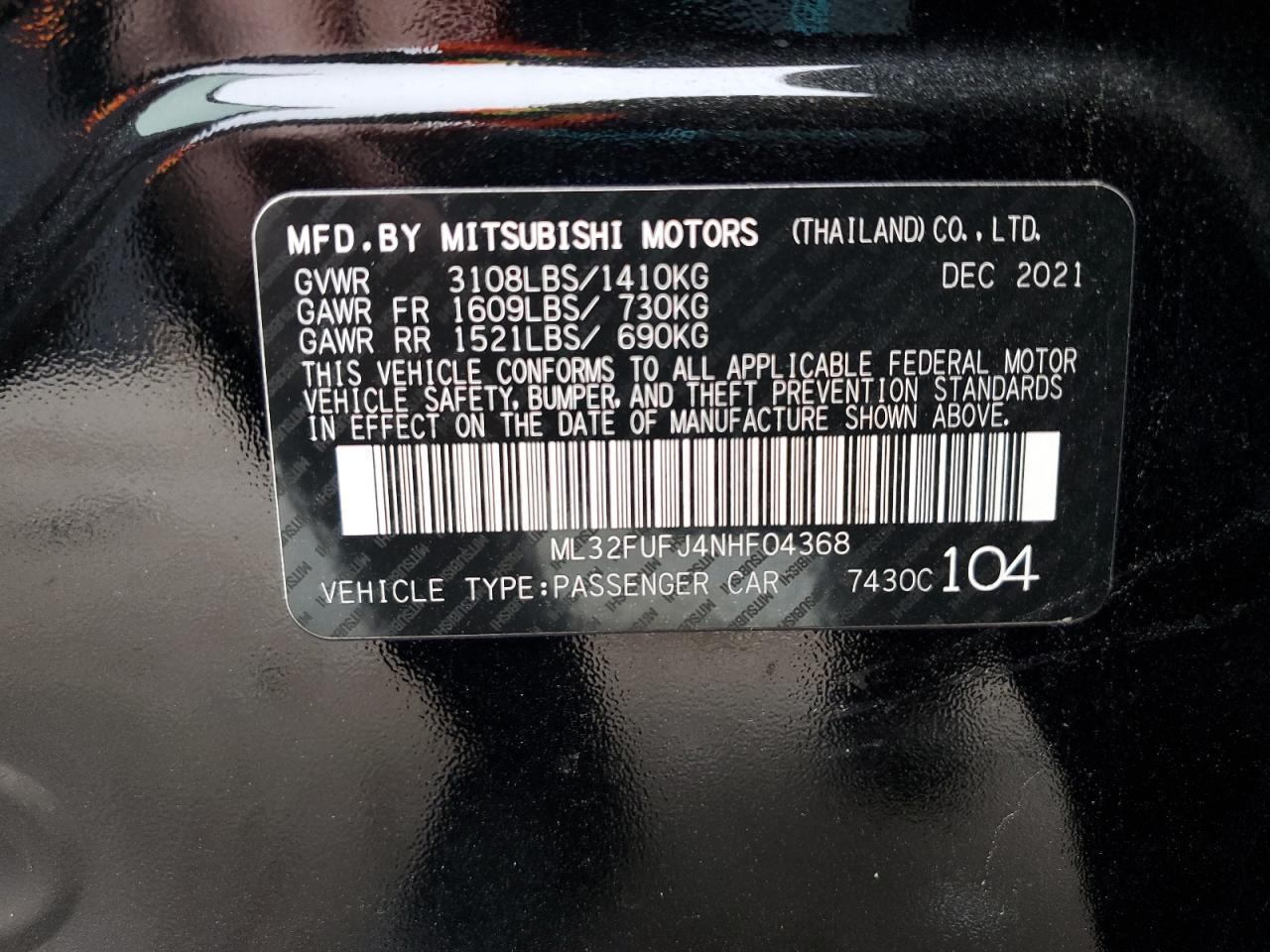 2022 Mitsubishi Mirage - Image 14