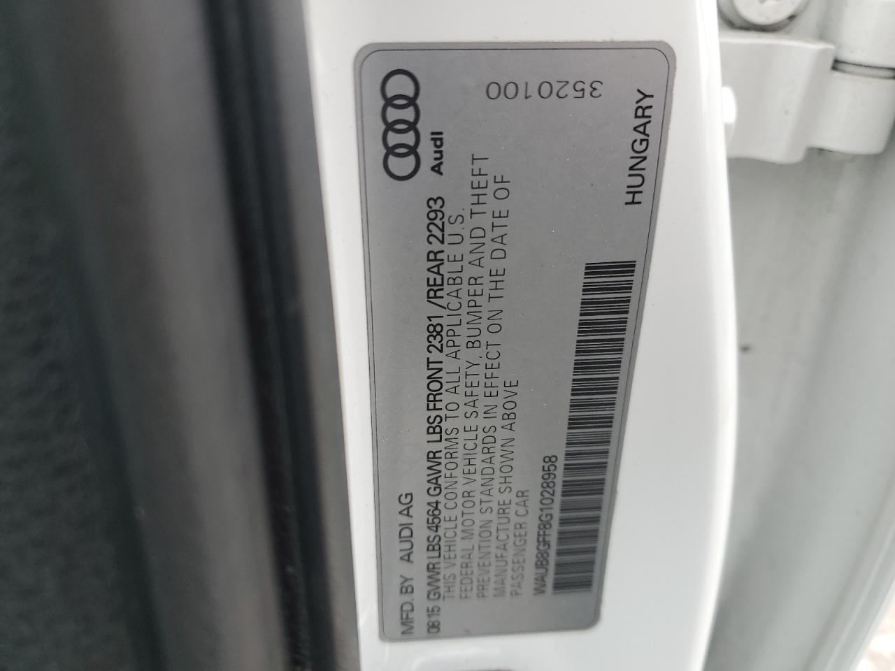 2016 Audi A3 - Image 12