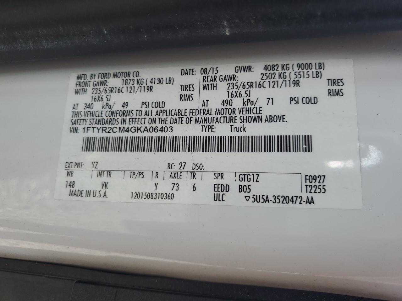 2016 Ford Transit - Image 15