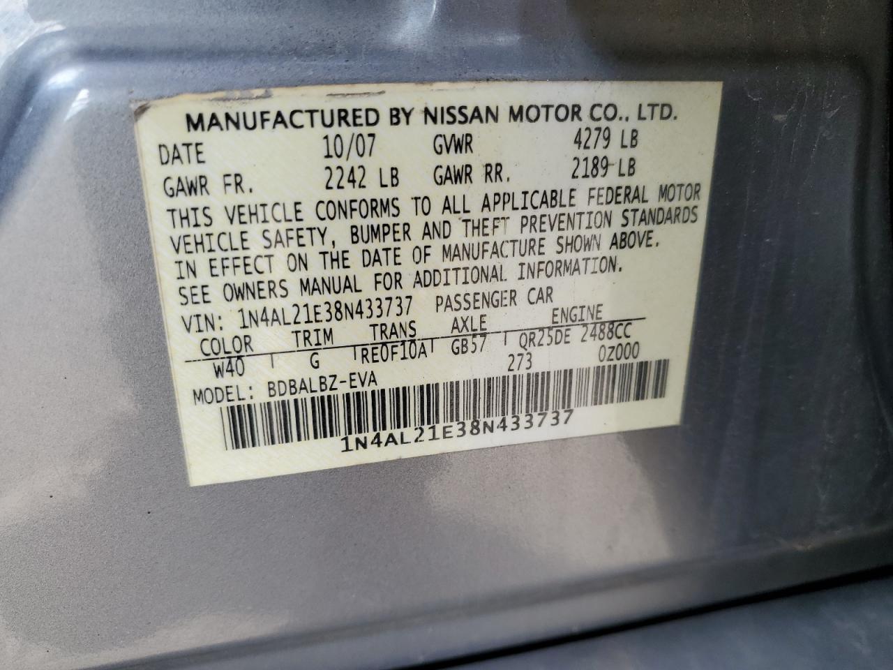 2008 Nissan Altima - Image 14
