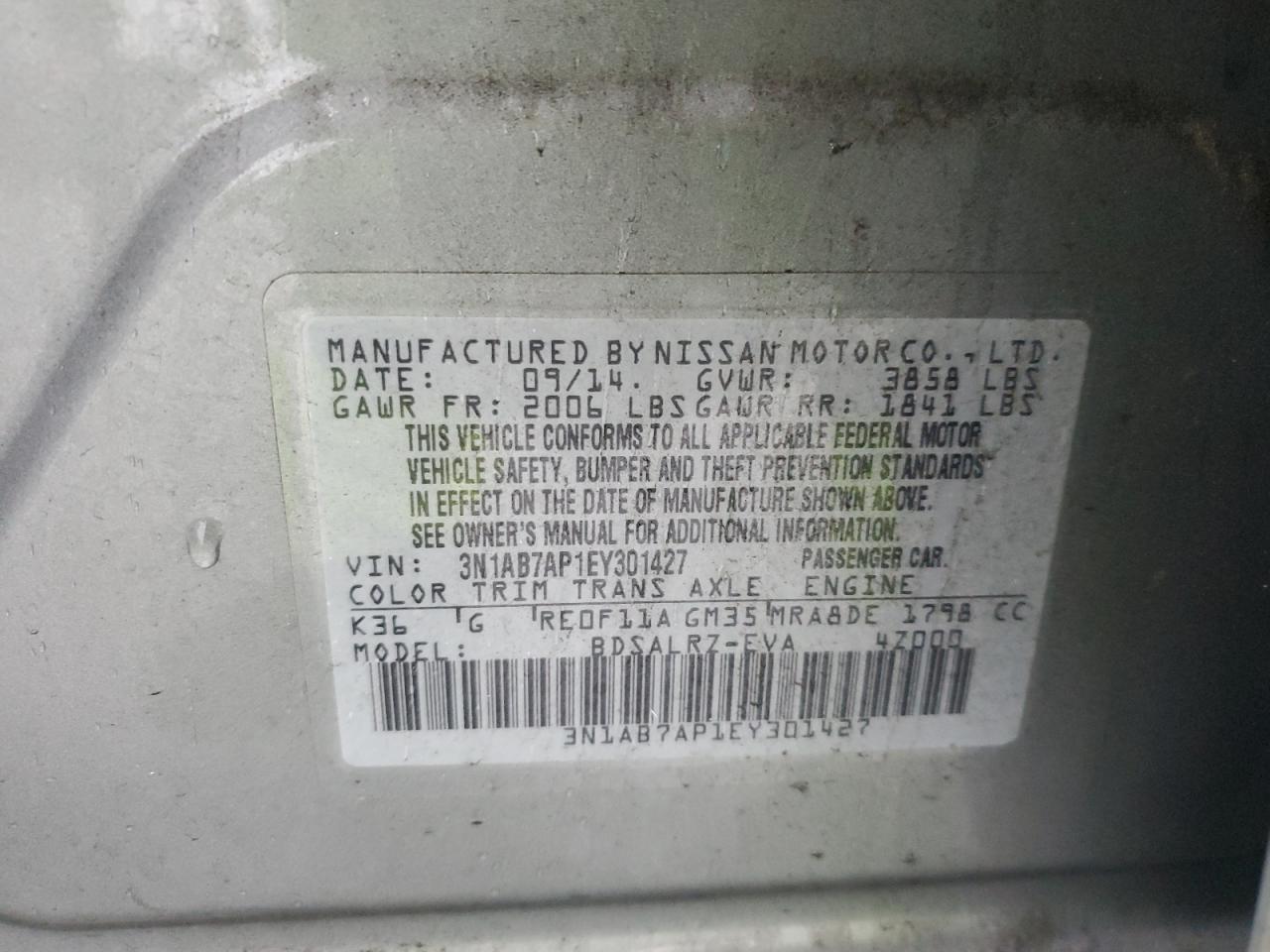 2014 Nissan Sentra - Image 14