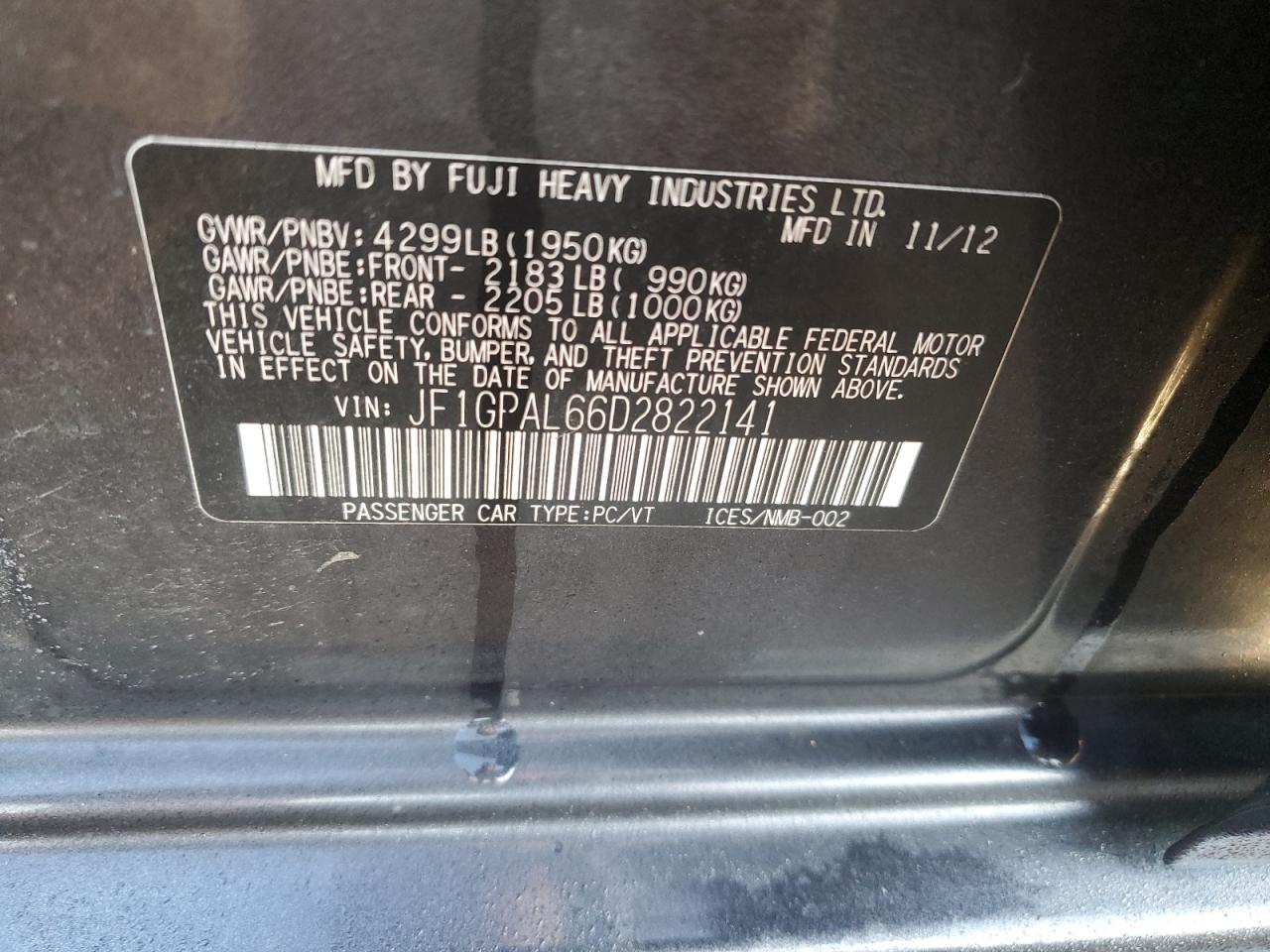 2013 Subaru Impreza - Image 12