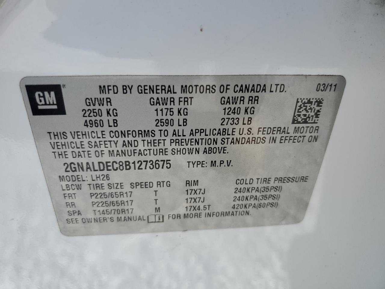 2011 Chevrolet Equinox - Image 14