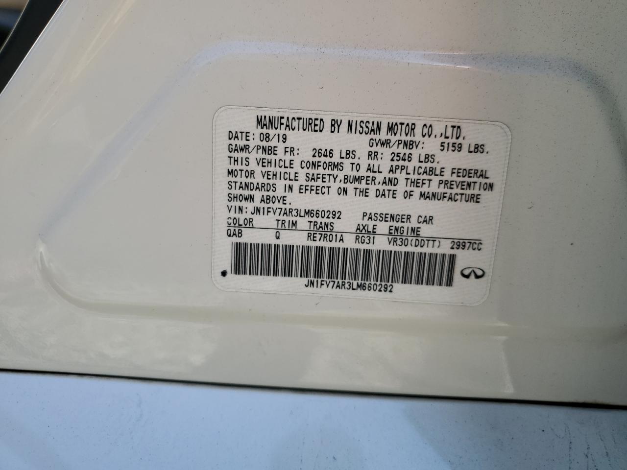 2020 Infiniti Q50 - Image 15