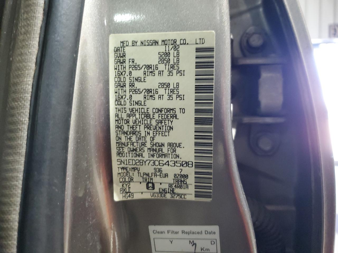 2003 Nissan XTerra - Image 13
