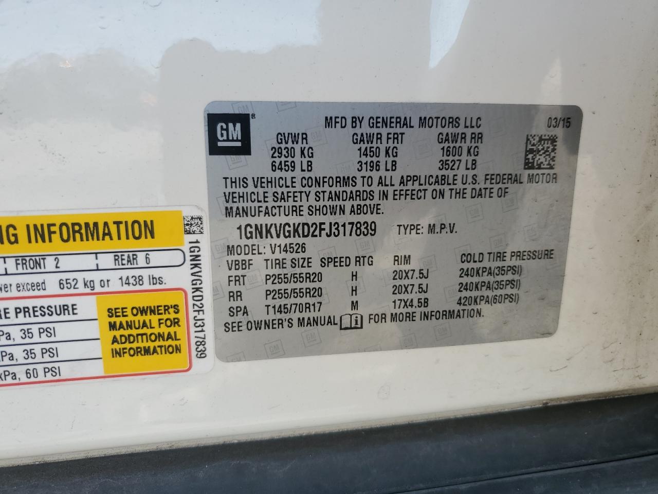 2015 Chevrolet Traverse - Image 13