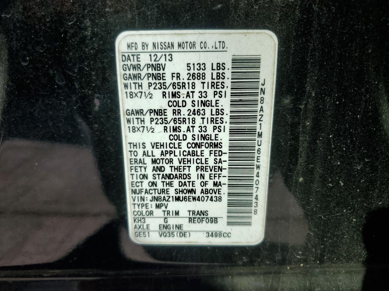 2014 Nissan Murano - Image 14
