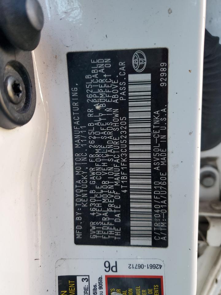 2012 Toyota Camry - Image 12