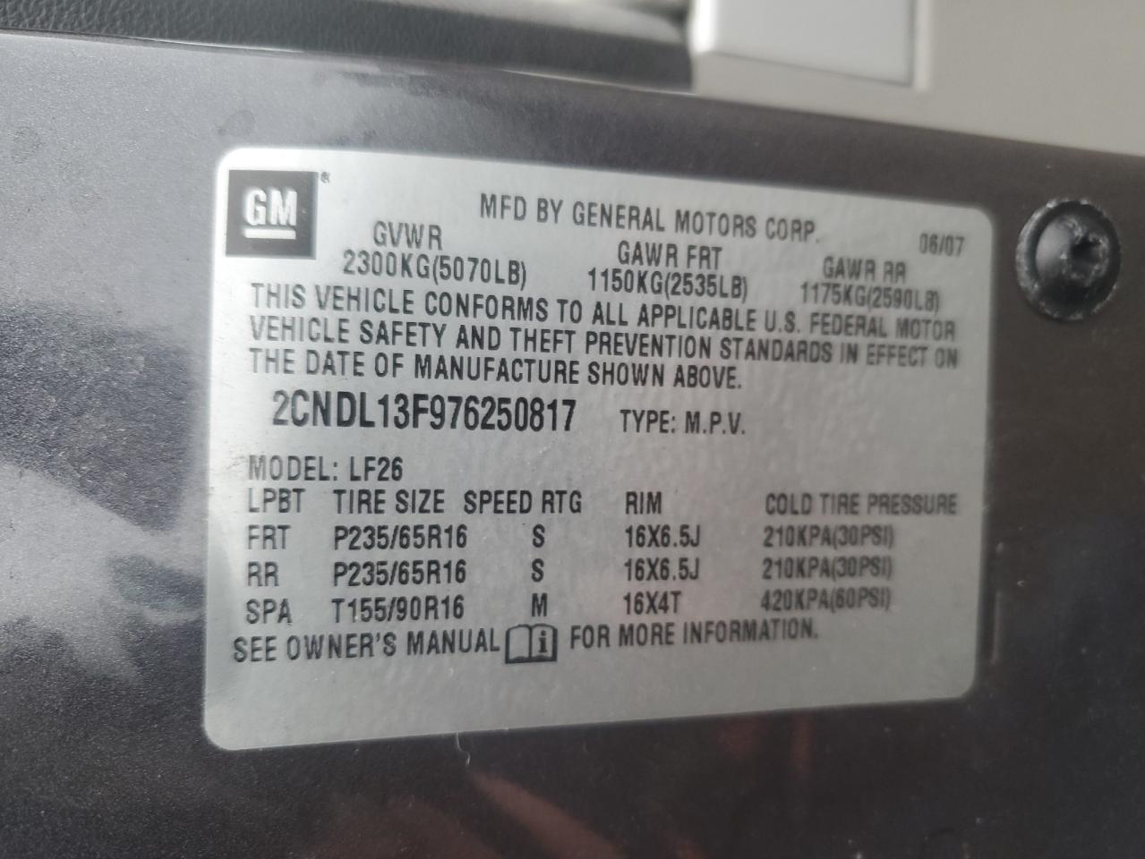 2007 Chevrolet Equinox - Image 13