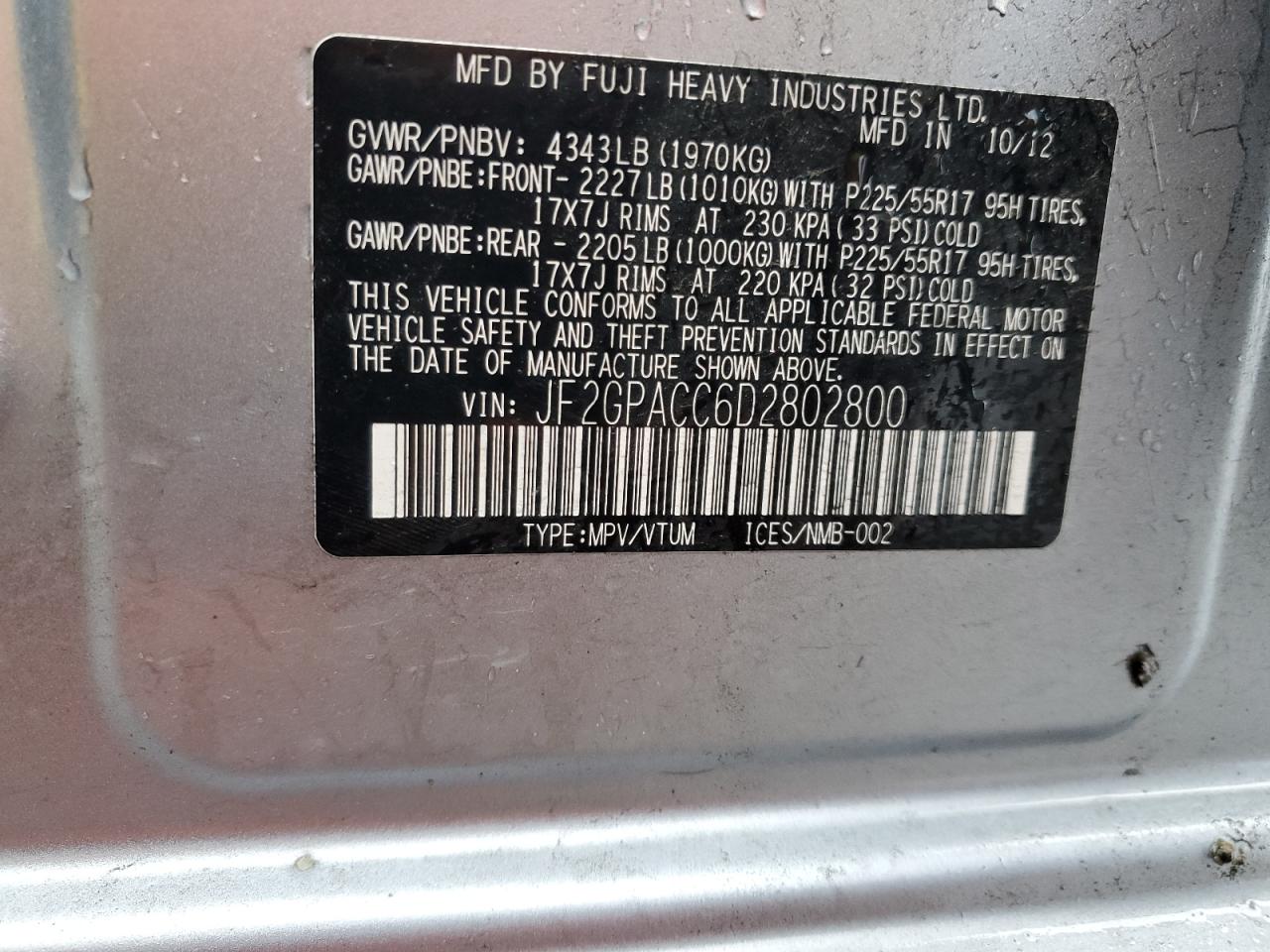 2013 Subaru XV - Image 13