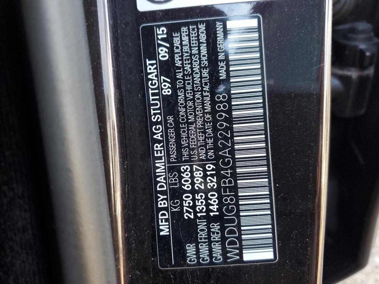 2016 Mercedes-Benz S-klasse - Image 12