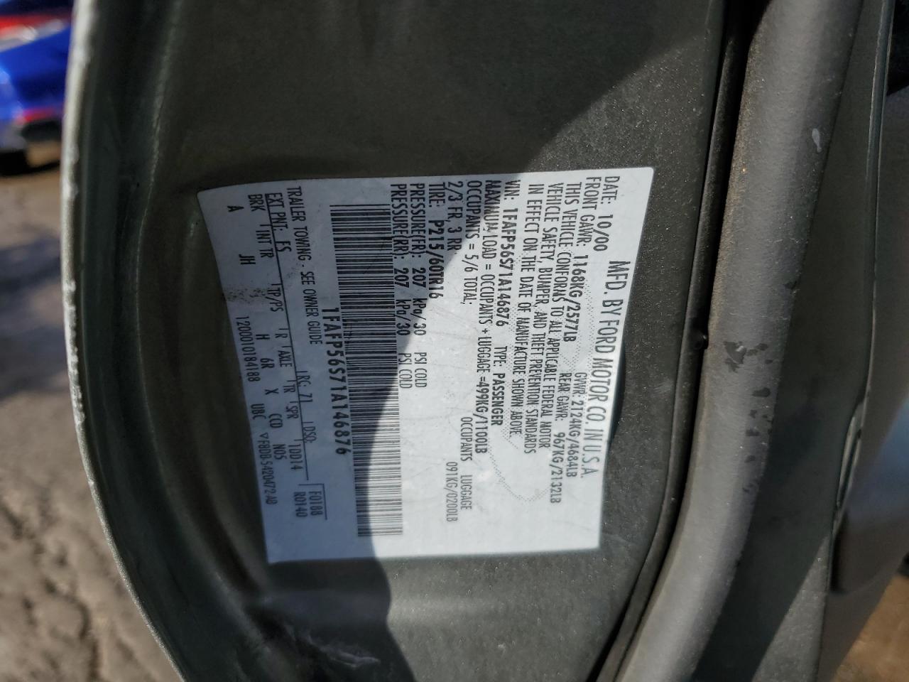 2001 Ford Taurus - Image 12