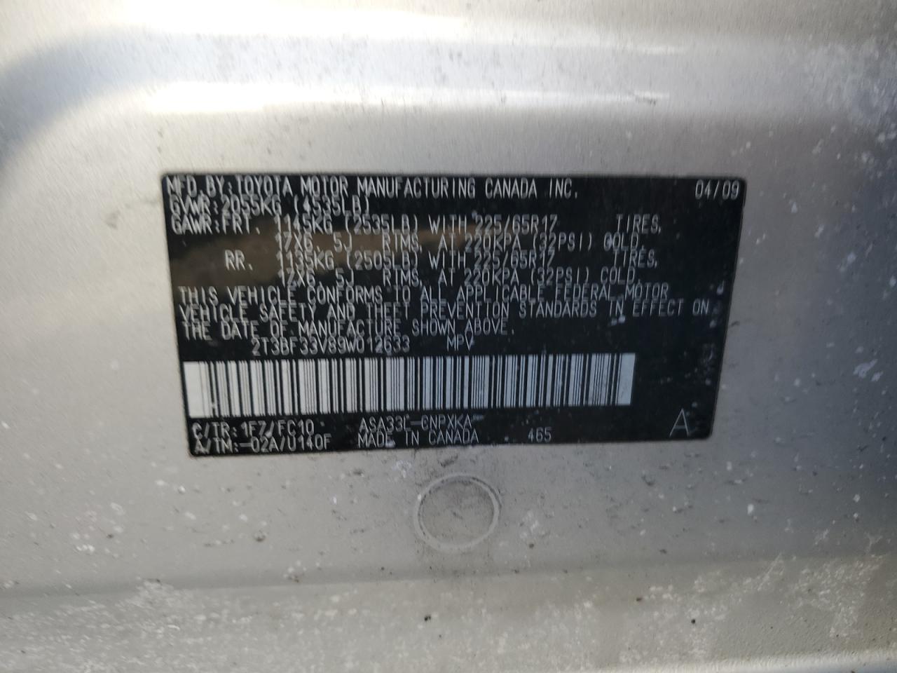 2009 Toyota RAV 4 - Image 13