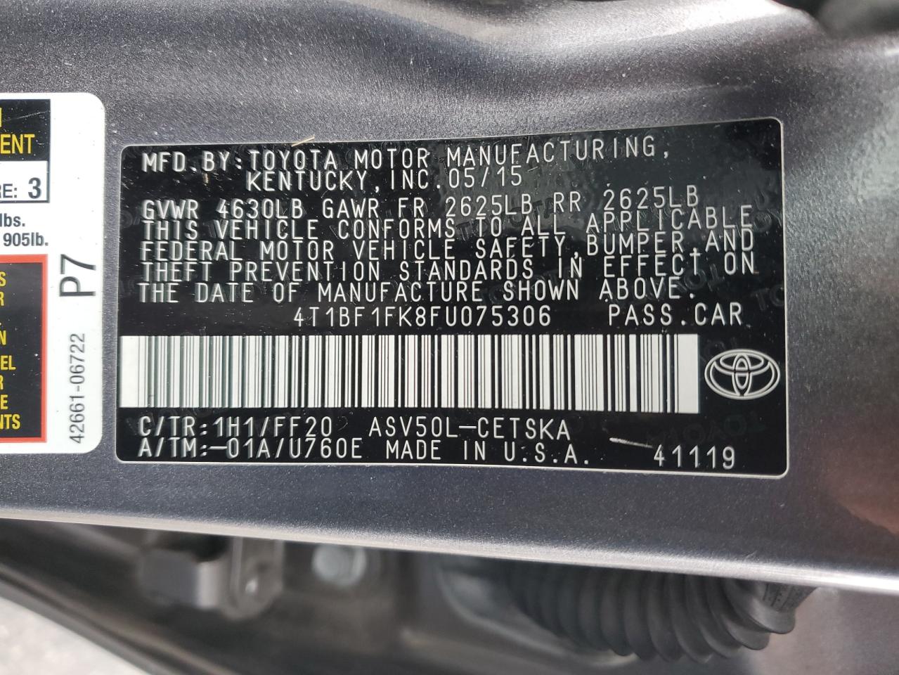 2015 Toyota Camry - Image 14