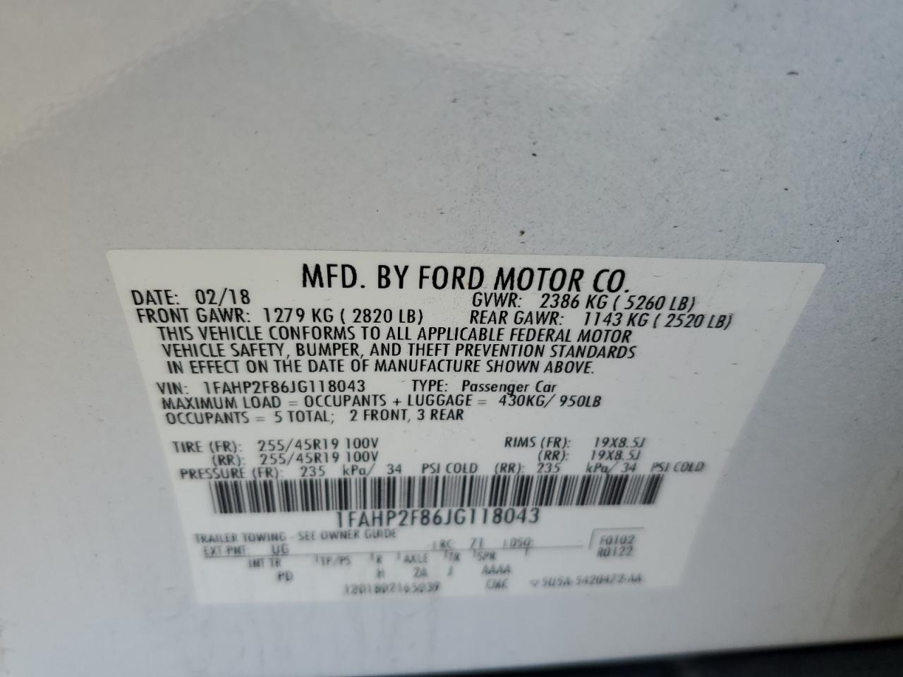 2018 Ford Taurus - Image 12