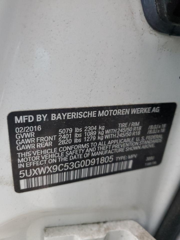 2016 BMW X3 - Image 12