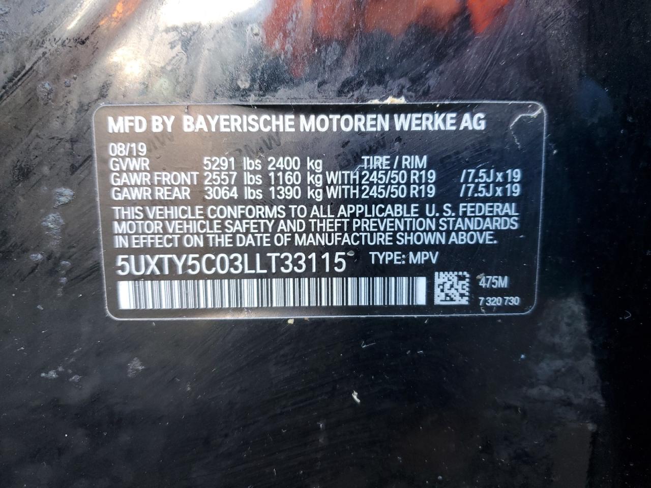 2020 BMW X3 - Image 13