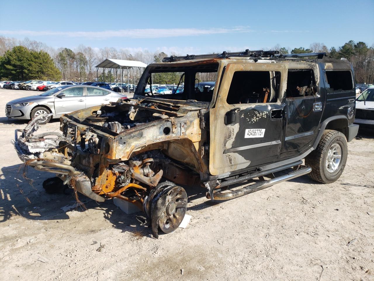 2003 Hummer H2 VIN: 5GRGN23U43H103551 Lot: 45456775