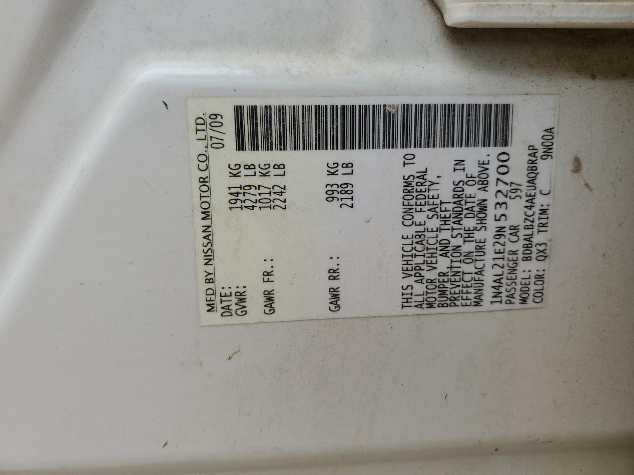 2009 Nissan Altima - Image 12