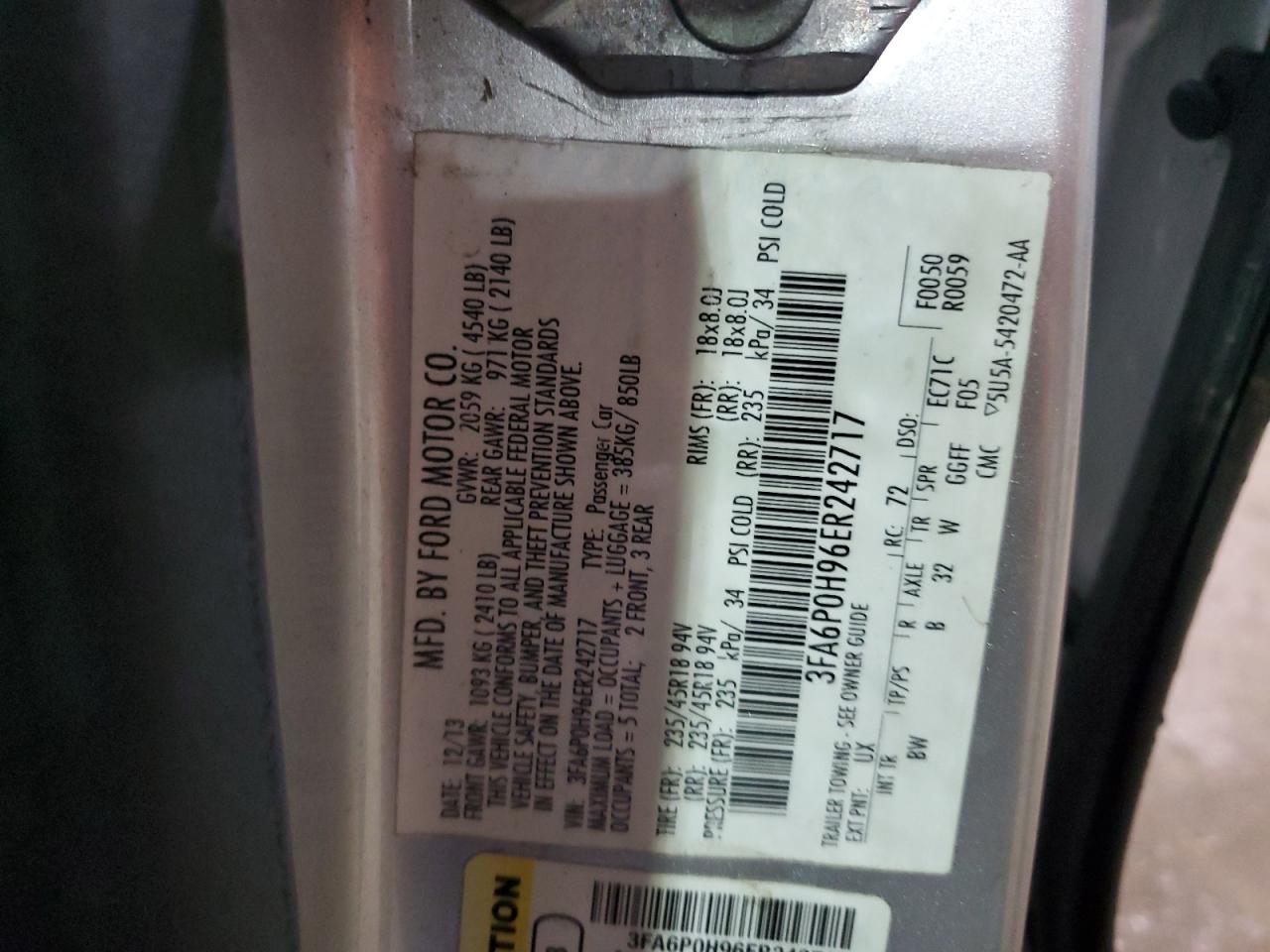 2014 Ford Fusion - Image 13