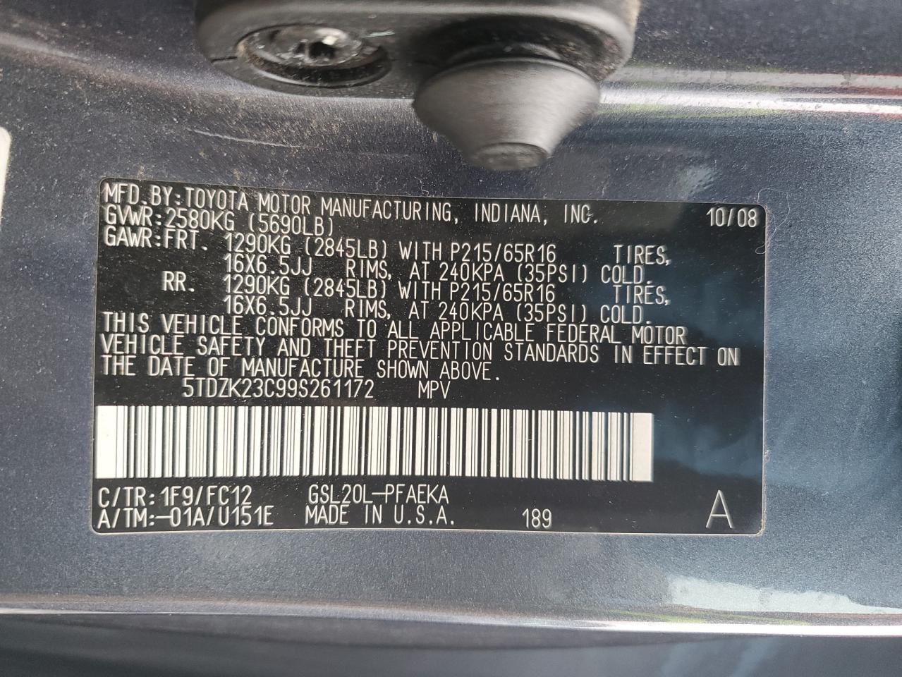 2009 Toyota Sienna - Image 15