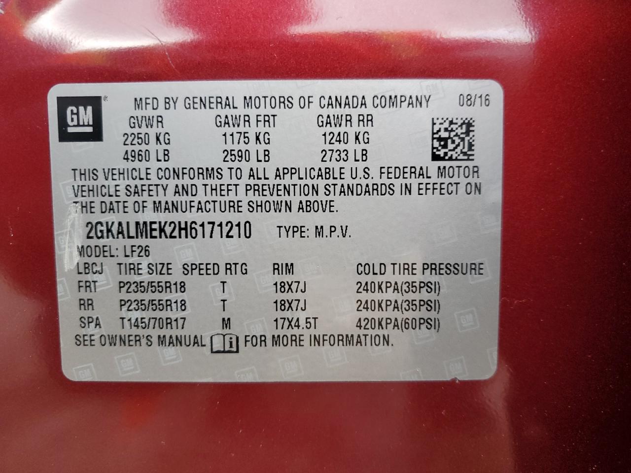 2017 GMC Terrain - Image 15