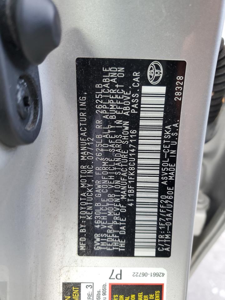 2012 Toyota Camry - Image 12