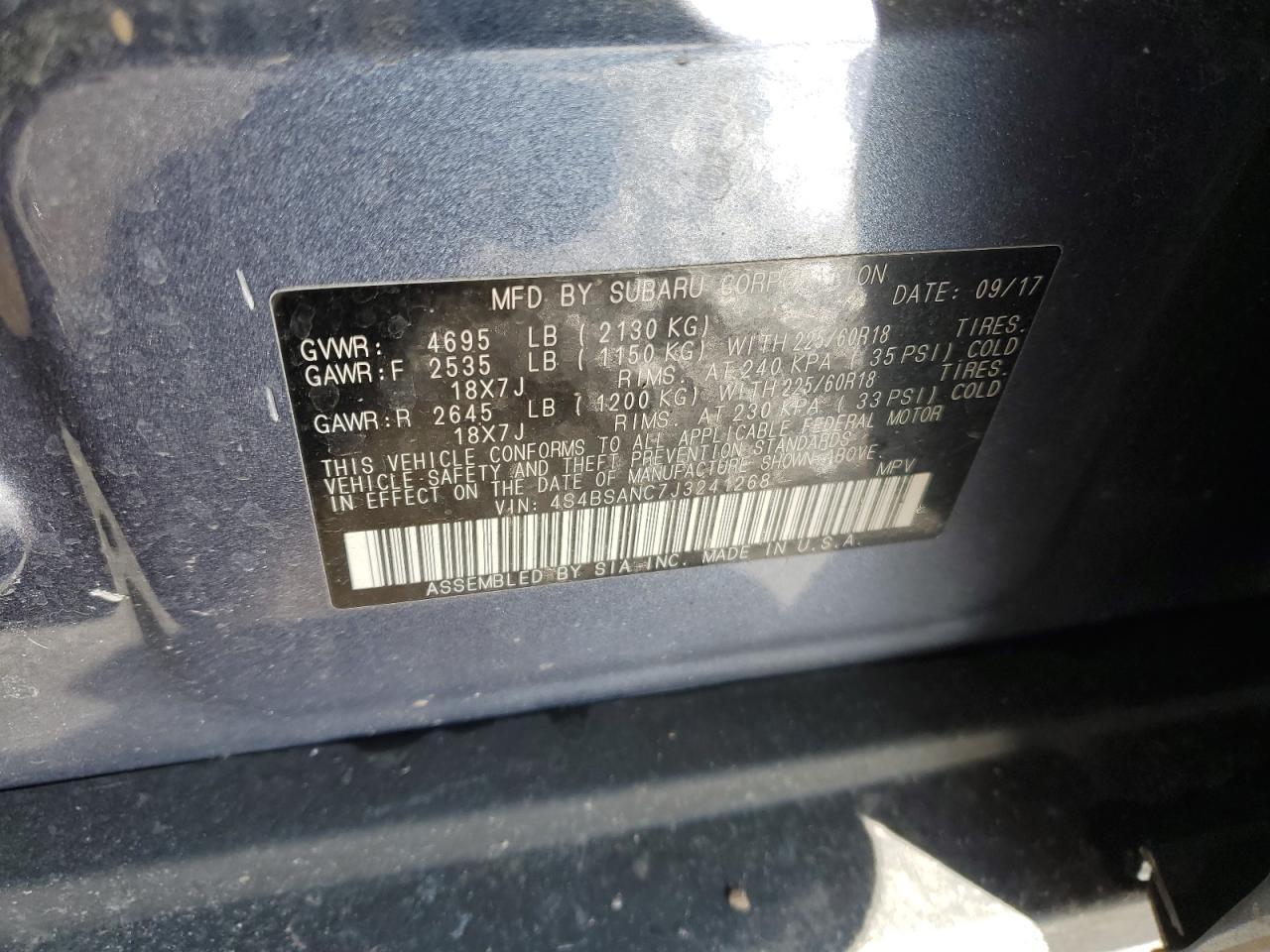 2018 Subaru Outback - Image 14