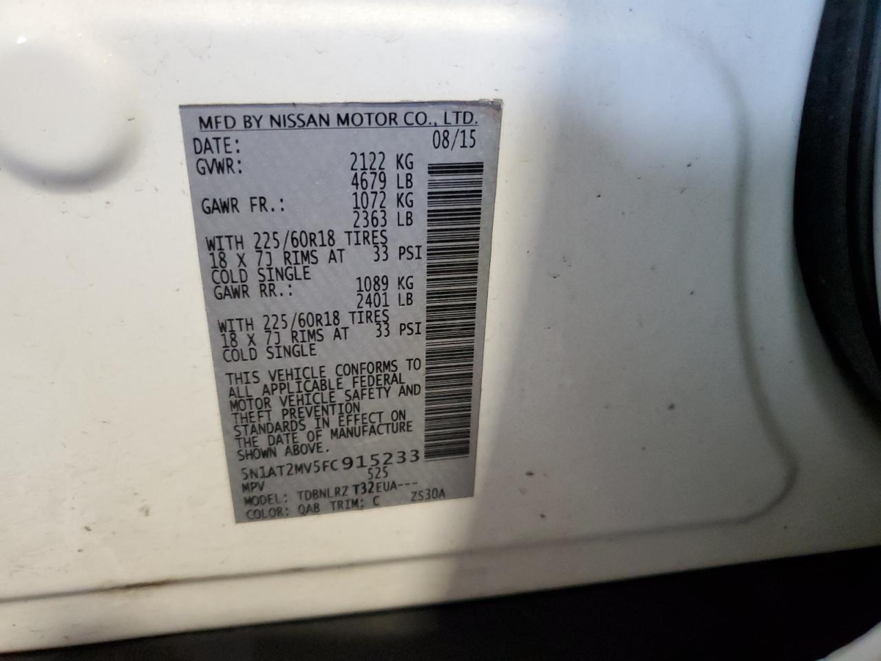 2015 Nissan Rogue - Image 13