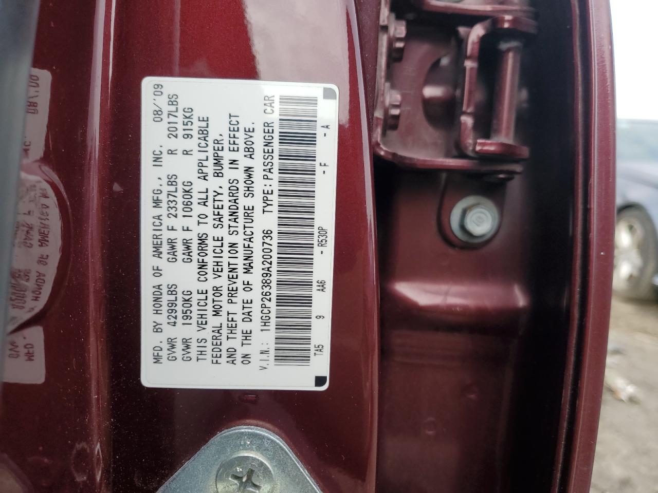 2009 Honda Accord - Image 12