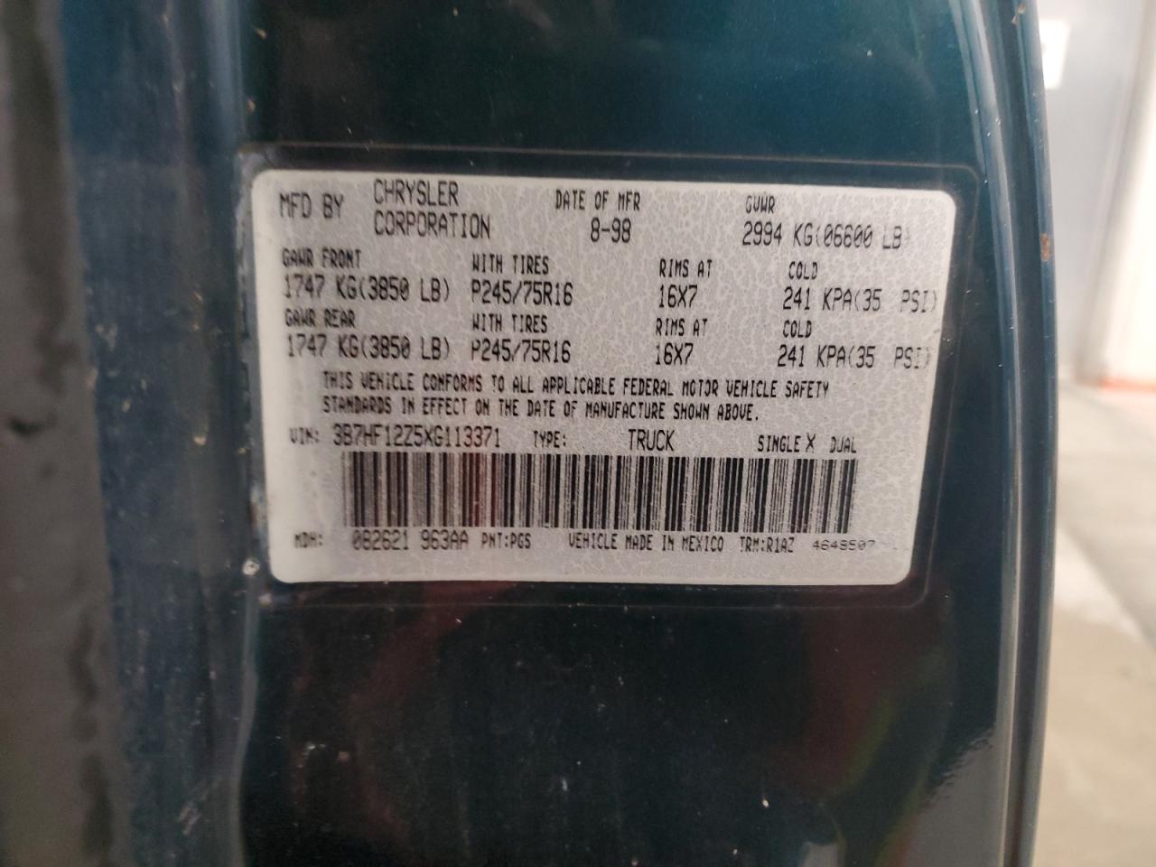 1999 Dodge RAM - Image 13