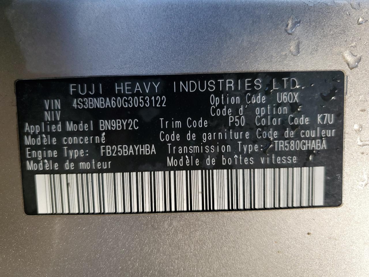 2016 Subaru Legacy - Image 12