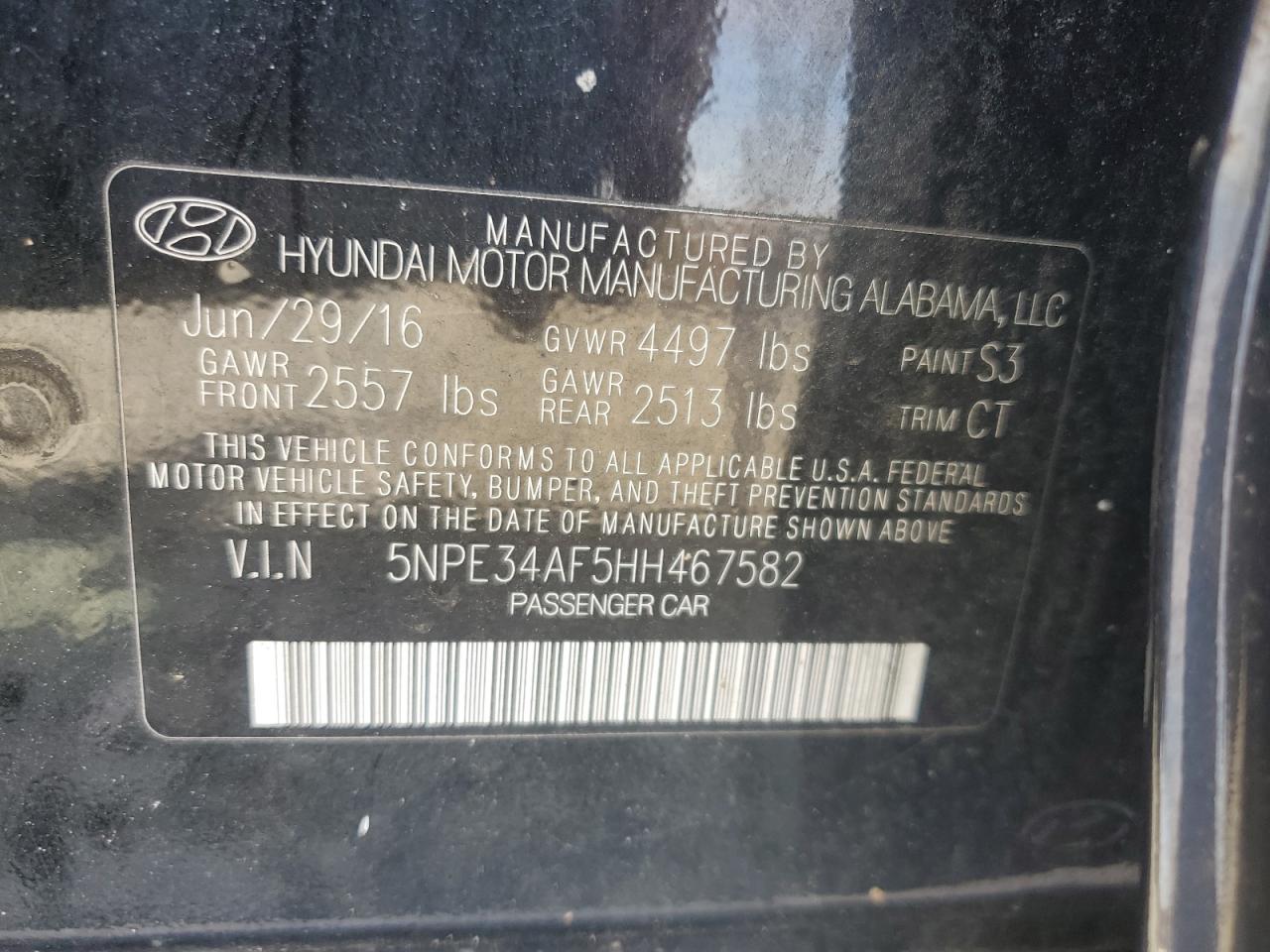 2017 Hyundai Sonata - Image 12