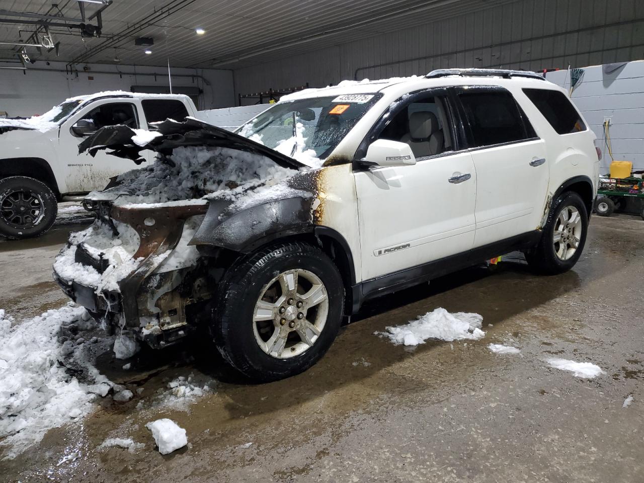 2008 Gmc Acadia Slt-1 for Sale in Candia, NH - Burn - Engine
