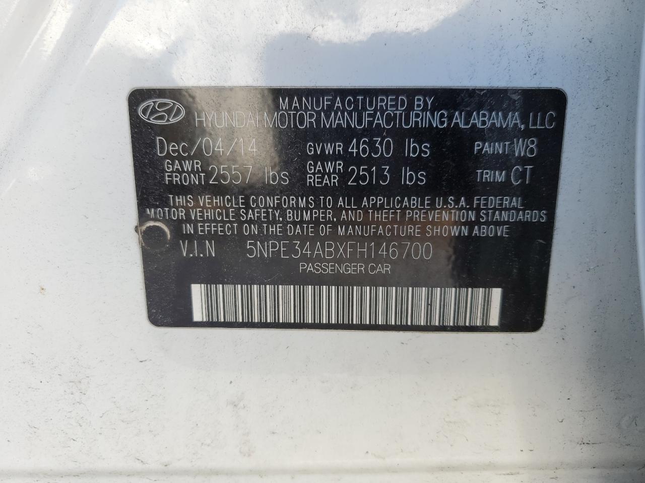 2015 Hyundai Sonata - Image 13
